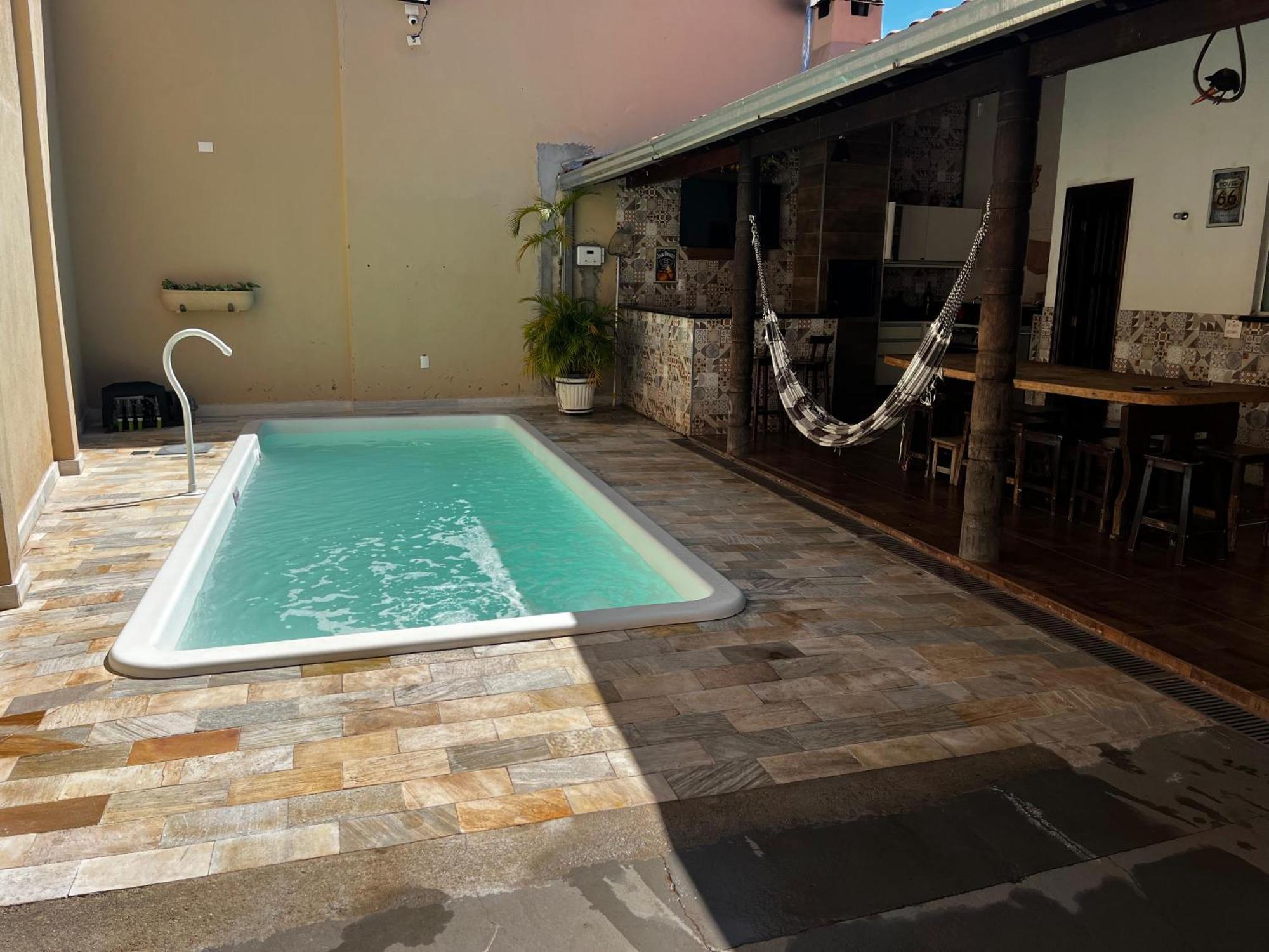 Вилла Casa De Temporada Uberaba Piscina Quente Экстерьер фото